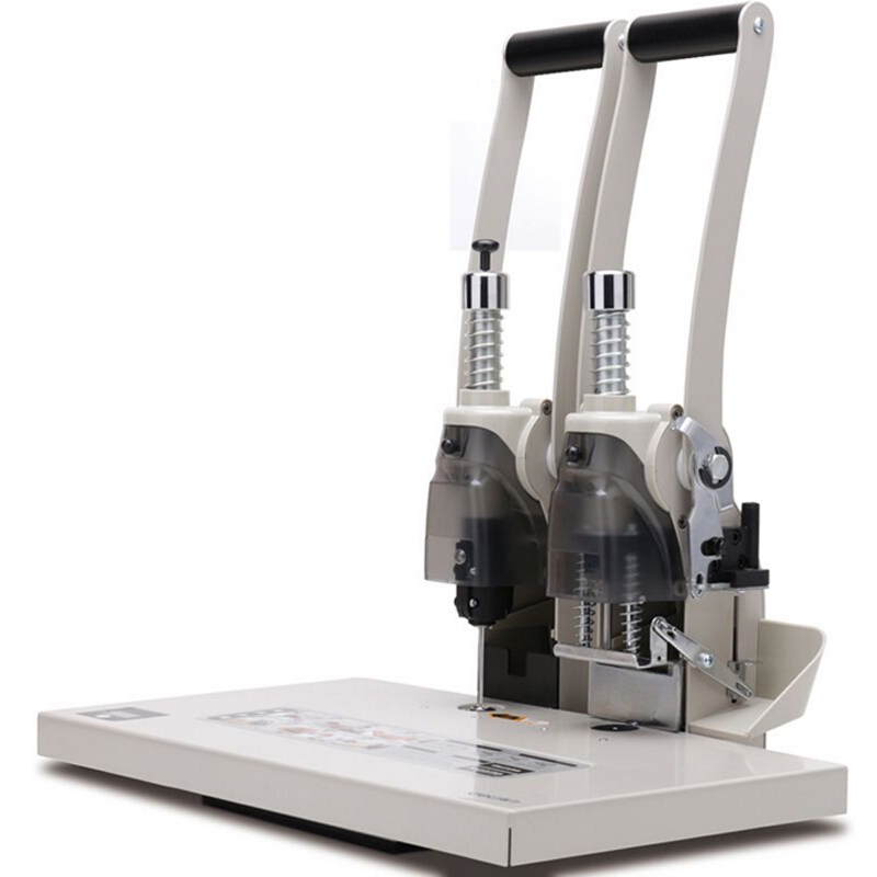 得力（deli） T502 財(cái)務(wù)憑證裝訂機(jī)智能型憑證單據(jù)打孔機(jī) 智能省力手動(dòng)型（白灰）_http://m.gzyiqian.cn/img/sp/253/78af8fc5-d5fc-424e-ac1c-98683c2333b3.jpg