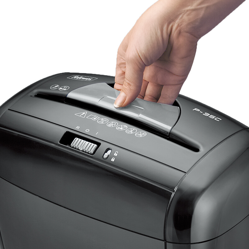 范羅士（Fellowes） P-35C 辦公家用小型碎紙機（單次碎紙5張/小巧實用）_http://m.gzyiqian.cn/img/sp/258/f0a55fcb-9d34-4572-b4c4-0917a6f4e4d9.jpg