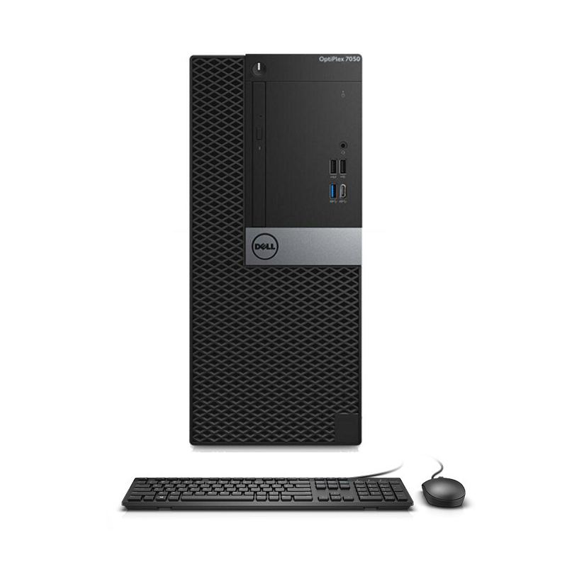 戴爾（DELL） 7050MT I7-7700四核 企業(yè)商用辦公臺式電腦（4G/1T/2G）