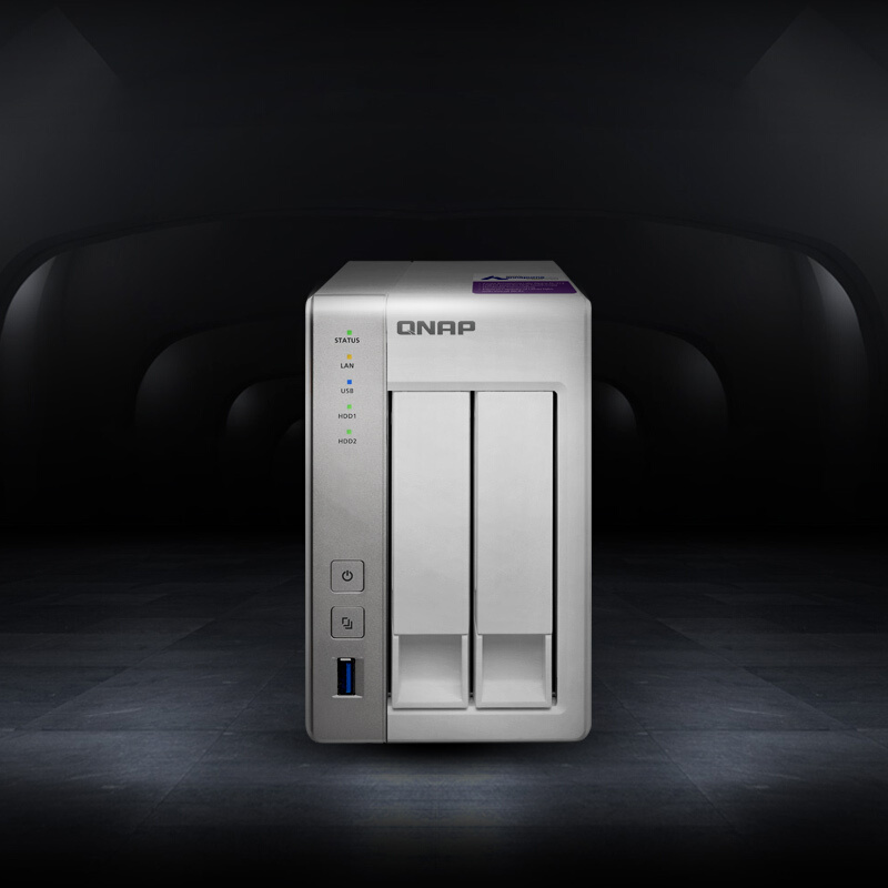 威聯通（QNAP） TS-231P 1G 內存 2盤位NAS網絡存儲器 雙核1.7GHz處理器 2個網絡端口_http://m.gzyiqian.cn/img/sp/275/2f546102-cb90-4d6d-b737-11487f2712a1.jpg