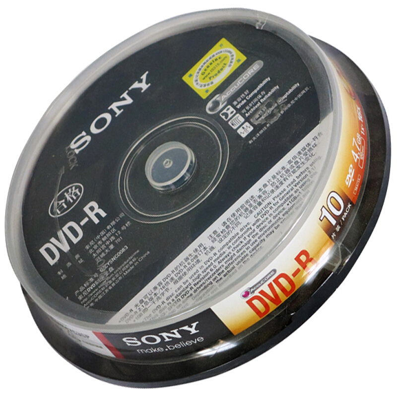 索尼（SONY） DVD-R光盤/刻錄盤 16速4.7G 桶裝10片_http://m.gzyiqian.cn/img/sp/277/1da17c86-c64f-40a1-85df-0b9aba6eb2a4.jpg