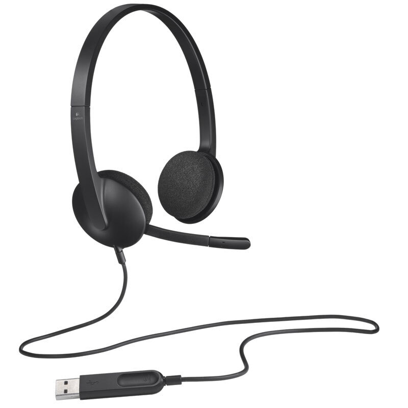 羅技（Logitech） H340 耳麥耳機麥克風可調節佩戴音樂