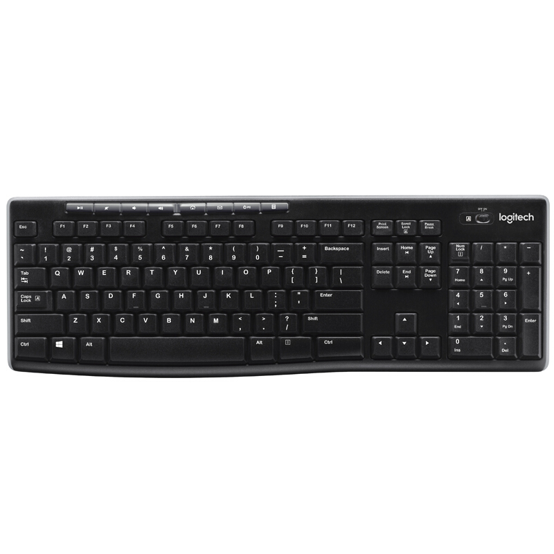 羅技（Logitech） K270 無(wú)線鍵盤（黑色）