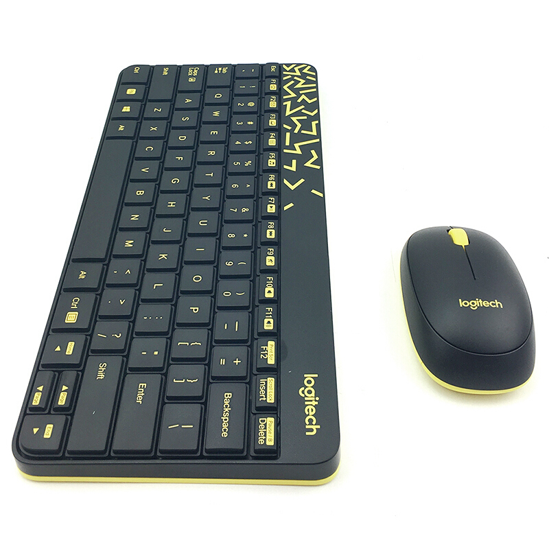 羅技（Logitech） MK245 Nano 無線鍵鼠套裝 小鍵盤 (黑黃) _http://m.gzyiqian.cn/img/sp/283/2764707a-6192-4eff-8350-67fa6ee4c7b7.jpg