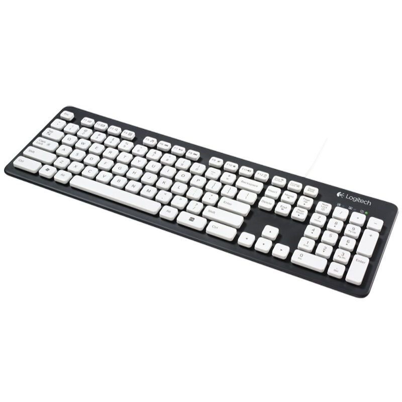 羅技（Logitech） K310 有線水洗鍵盤（白色） _http://m.gzyiqian.cn/img/sp/283/5c46fc7b-6605-4aaa-9914-0ec64d10ab52.jpg