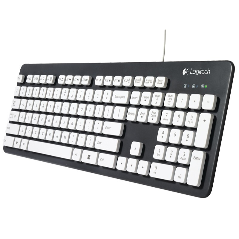 羅技（Logitech） K310 有線水洗鍵盤（白色） _http://m.gzyiqian.cn/img/sp/283/cc985b2f-7615-41b8-8e6c-57b3568e0348.jpg