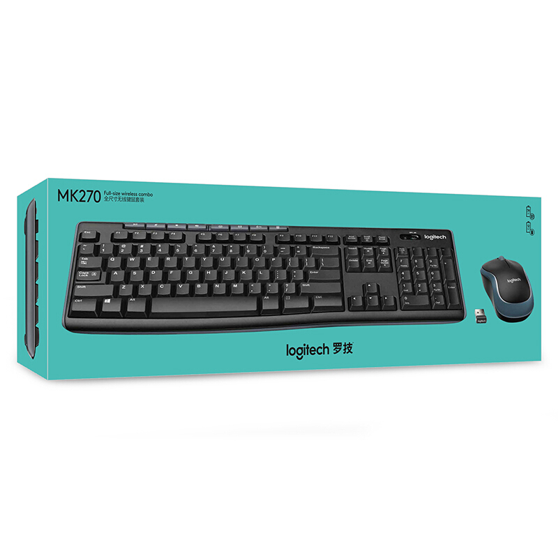 羅技（Logitech） MK270 無線鍵鼠套裝（黑色） _http://m.gzyiqian.cn/img/sp/283/d5f585c7-d171-4236-a652-2ec1fe99efad.jpg