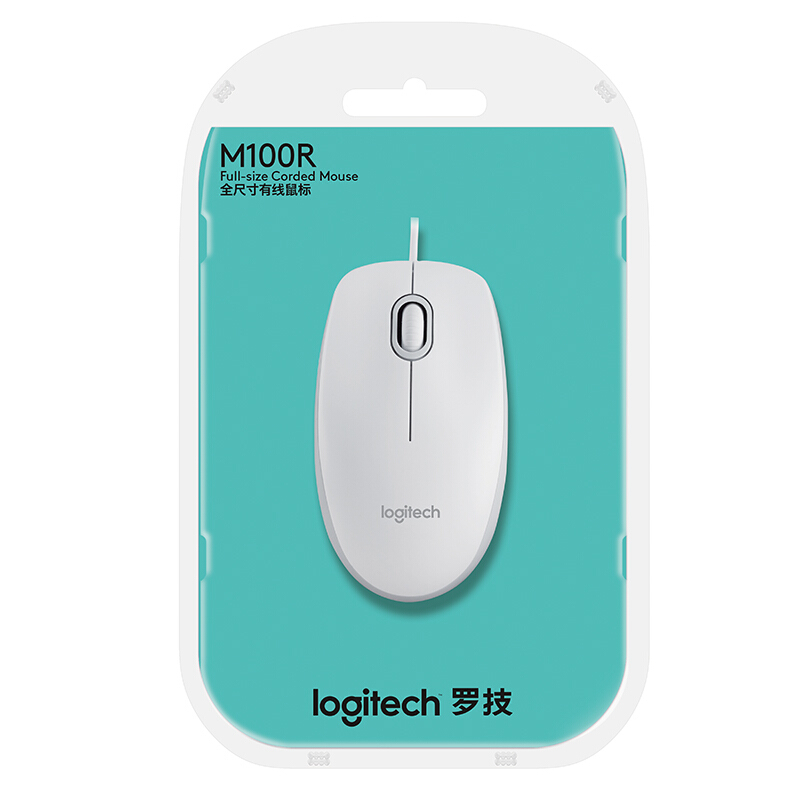 羅技（Logitech） M100r 光電鼠標(biāo) 即插即用 三年質(zhì)保 (白色) _http://m.gzyiqian.cn/img/sp/284/0cefc38b-a456-49cb-a569-042d9e5009f3.jpg