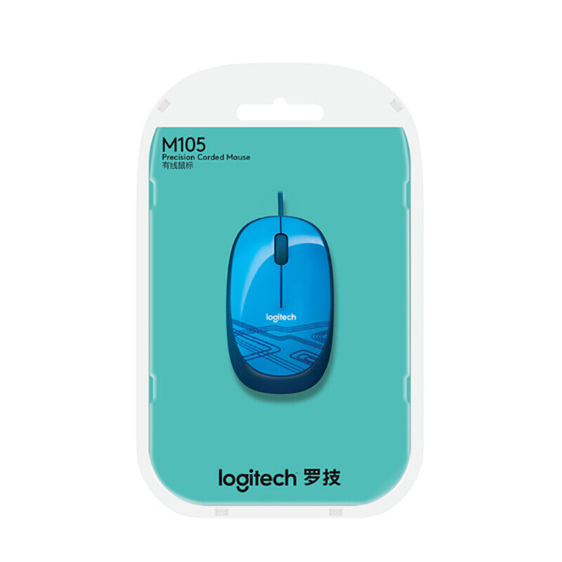 羅技（Logitech） M105 時尚多彩鼠標 左右手通用 (活力藍) _http://m.gzyiqian.cn/img/sp/284/92651a91-ec30-44d9-ae90-c425ed4df772.jpg