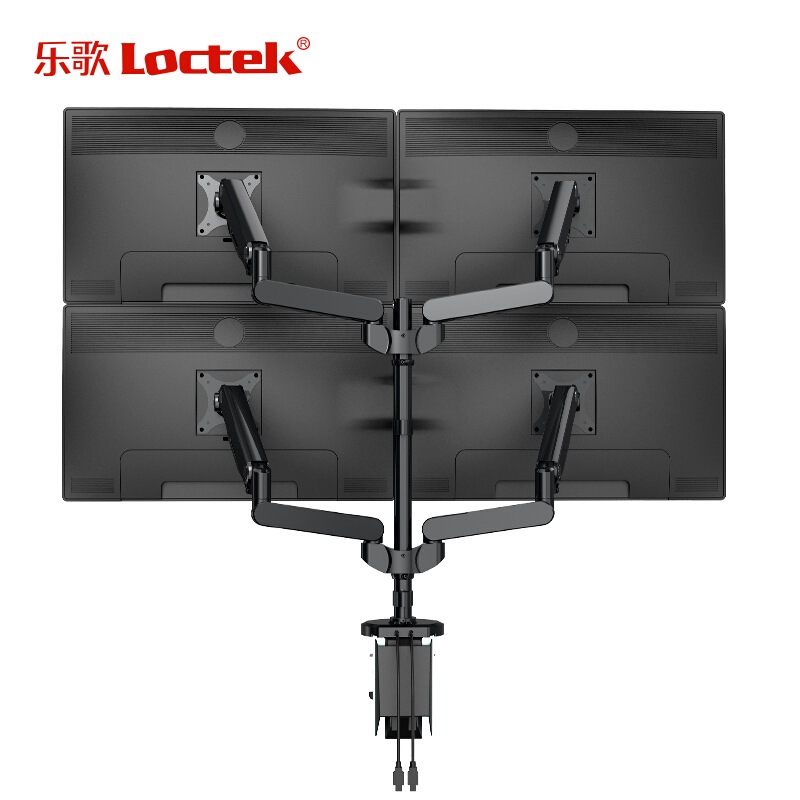樂歌（Loctek） Q5Q 四屏顯示器支架電腦支架 旋轉升降伸縮支架_http://m.gzyiqian.cn/img/sp/296/2a0fd86c-7c02-4c3b-9f00-f3b5be7912b0.jpg