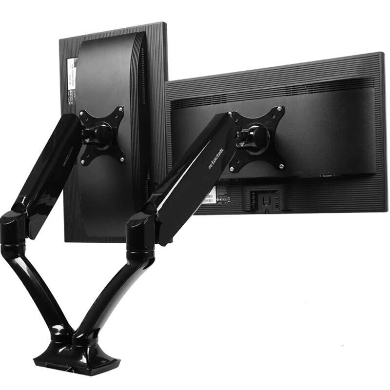 樂歌（Loctek） DLB502-D 雙屏拼接顯示器設計電腦架 桌面底座旋轉升降雙屏支架_http://m.gzyiqian.cn/img/sp/296/60d596c1-8a39-4f45-b1e8-e56520d661f8.jpg