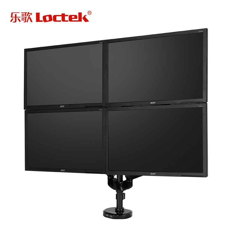 樂歌（Loctek） Q5Q 四屏顯示器支架電腦支架 旋轉升降伸縮支架_http://m.gzyiqian.cn/img/sp/296/7a1639a3-ee16-4de0-a98f-5a68d6abcc76.jpg