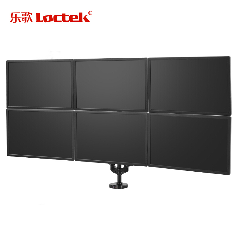 樂歌（Loctek） Q5S 六屏顯示器支架 全鋁電腦支架 旋轉伸縮支架_http://m.gzyiqian.cn/img/sp/296/b5185c57-427a-4115-8d21-9aa296a2dd45.jpg