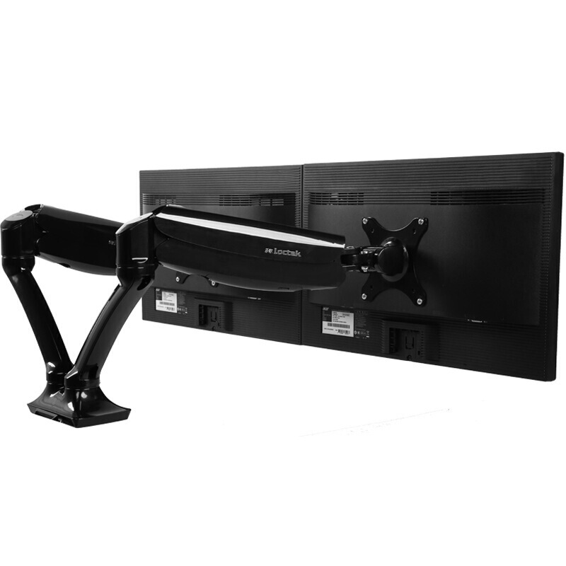 樂歌（Loctek） DLB502-D 雙屏拼接顯示器設計電腦架 桌面底座旋轉升降雙屏支架_http://m.gzyiqian.cn/img/sp/296/d274d263-8366-431f-b1a2-c3babfb95835.jpg