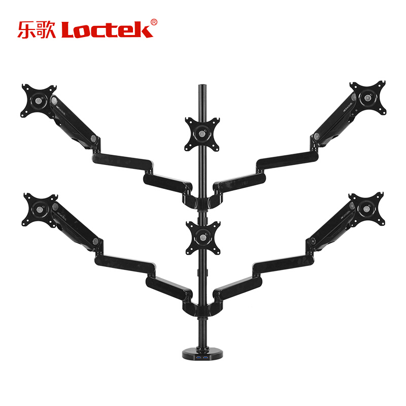 樂歌（Loctek） Q5S 六屏顯示器支架 全鋁電腦支架 旋轉伸縮支架_http://m.gzyiqian.cn/img/sp/296/fa5dfbab-357a-450b-8552-e812ace809d2.jpg