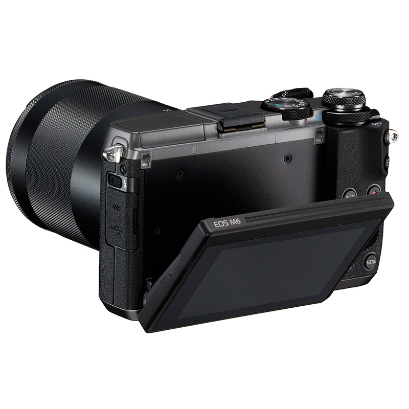 佳能（Canon） EOS M6 可換鏡微單照相機（18-150鏡頭黑色套機）_http://m.gzyiqian.cn/img/sp/307/758183fc-479a-4ab5-a02d-3a7e64e13d7b.jpg