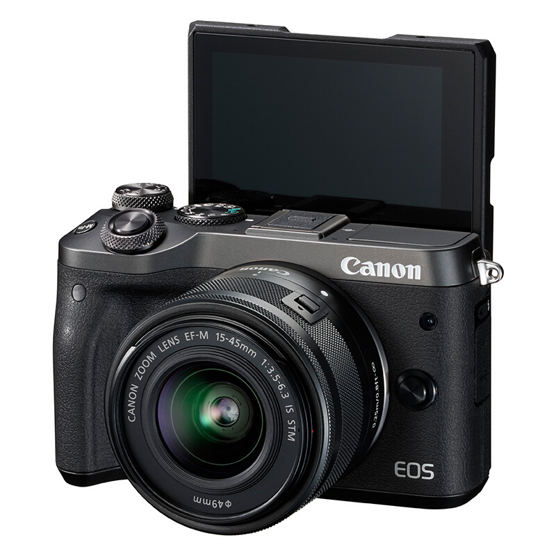 佳能（Canon） EOS M6 可換鏡微單照相機(jī)（15-45鏡頭黑色套機(jī)）_http://m.gzyiqian.cn/img/sp/307/ae7b8a90-7c8f-40f9-8127-c3bd657fc125.jpg