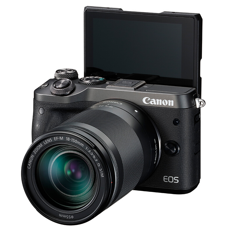 佳能（Canon） EOS M6 可換鏡微單照相機（18-150鏡頭黑色套機）_http://m.gzyiqian.cn/img/sp/307/e1f7b779-67b8-4ab8-8dac-12ab45e25a05.jpg