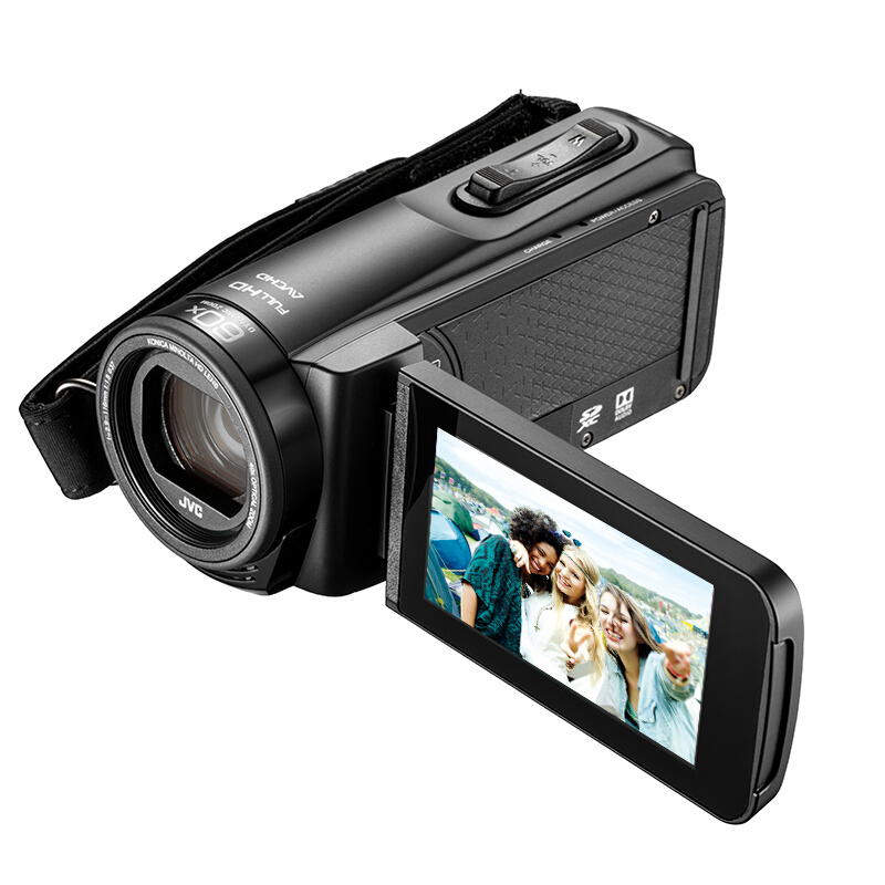 JVC（杰偉世） GZ-RX650 四防高清數(shù)碼家用攝像機/高清運動DV/防水 黑色