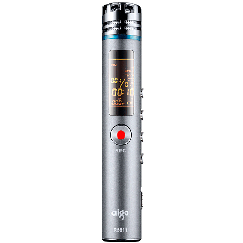 愛國者（aigo） R5511 錄音筆 專業 微型迷你 學習/會議采訪取證錄音器 高清遠距降噪 MP3播放器 灰色（16G）_http://m.gzyiqian.cn/img/sp/309/dd882d03-8201-425d-84e2-0f811af06a9d.jpg