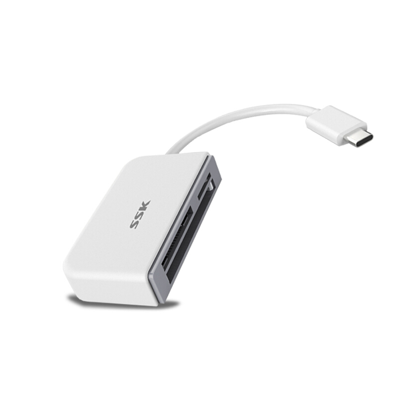 飚王（SSK） SCRM610 Type-c接口多合一讀卡器 支持雙面熱插拔 高速讀寫 TF/SD/CF手機卡相機卡_http://m.gzyiqian.cn/img/sp/323/88d457c3-d895-4f09-b033-ecad663cd760.jpg