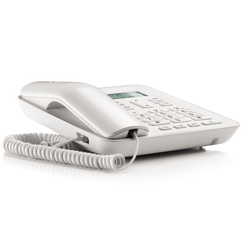 摩托羅拉（Motorola） CT310C 固定有繩電話機座機來電顯示免電池大屏幕歐式時尚辦公商務家用有線座機（白色）_http://m.gzyiqian.cn/img/sp/329/b26b7d53-12e8-4d7d-86f9-914c21aaa55d.jpg