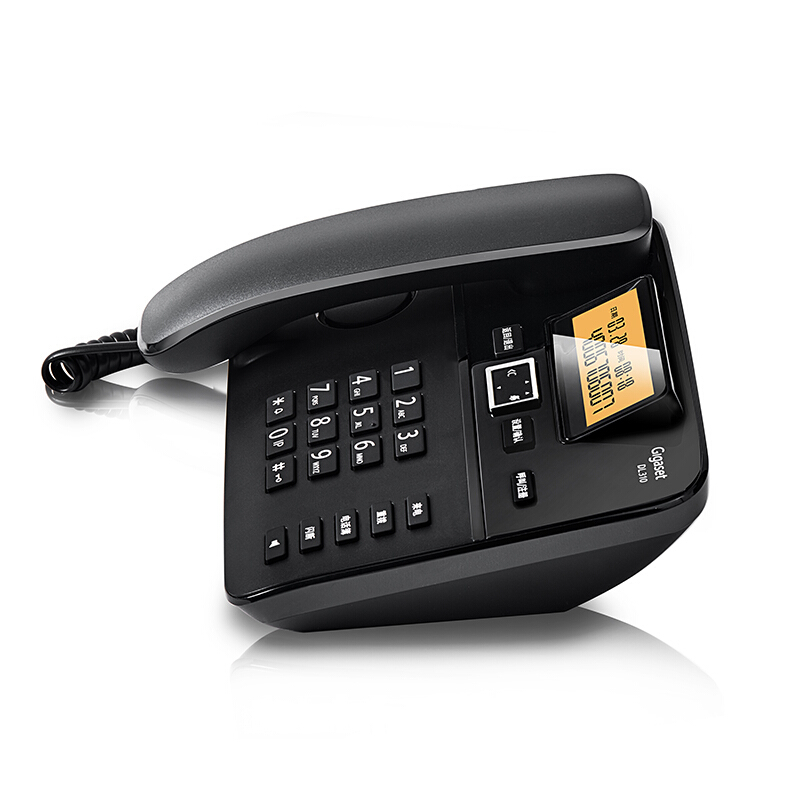 集怡嘉（Gigaset） DL310 原西門子品牌電話機(jī) 數(shù)字無繩電話家用子母機(jī)中文來電顯示一拖一辦公固定無線電話座機(jī)（黑色）_http://m.gzyiqian.cn/img/sp/329/db64d9ea-74b9-4e99-8972-347a38bdc443.jpg