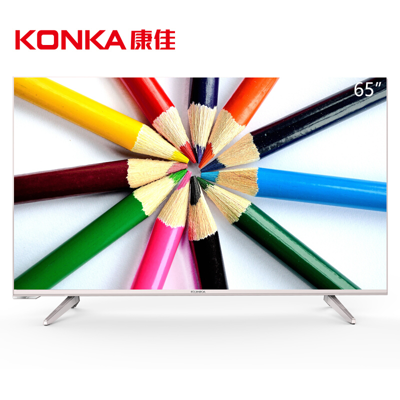康佳（KONKA） LED65R6000U HDR智能平板液晶電視機