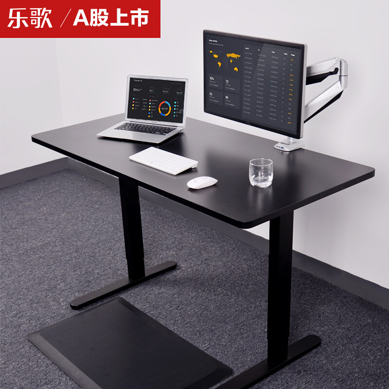 樂(lè)歌（Loctek） E1D 站立辦公電動(dòng)升降桌套裝 (雅黑/方型1800x800mm) _http://m.gzyiqian.cn/img/sp/361/5a7bad9a-3ffe-4170-8f12-921c176d0dcf.jpg