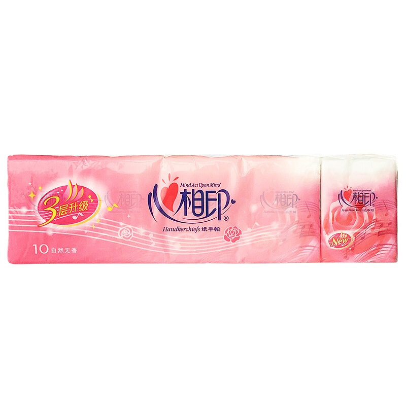 心相印（Mind Act Upon Mind） C910 無(wú)香面巾紙餐巾紙手帕紙10包/條_http://m.gzyiqian.cn/img/sp/387/df12ce0e-278a-48b9-b6f7-d66dcc7414cb.jpg