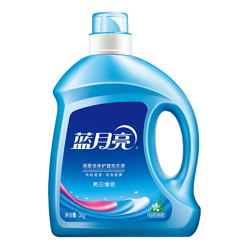 藍月亮（Bluemoon） 亮白增艷 洗衣液（自然清香）3kg/瓶 _http://m.gzyiqian.cn/img/sp/400/ac9303a3-32f3-454e-b8da-ca6538e07b1b.jpg