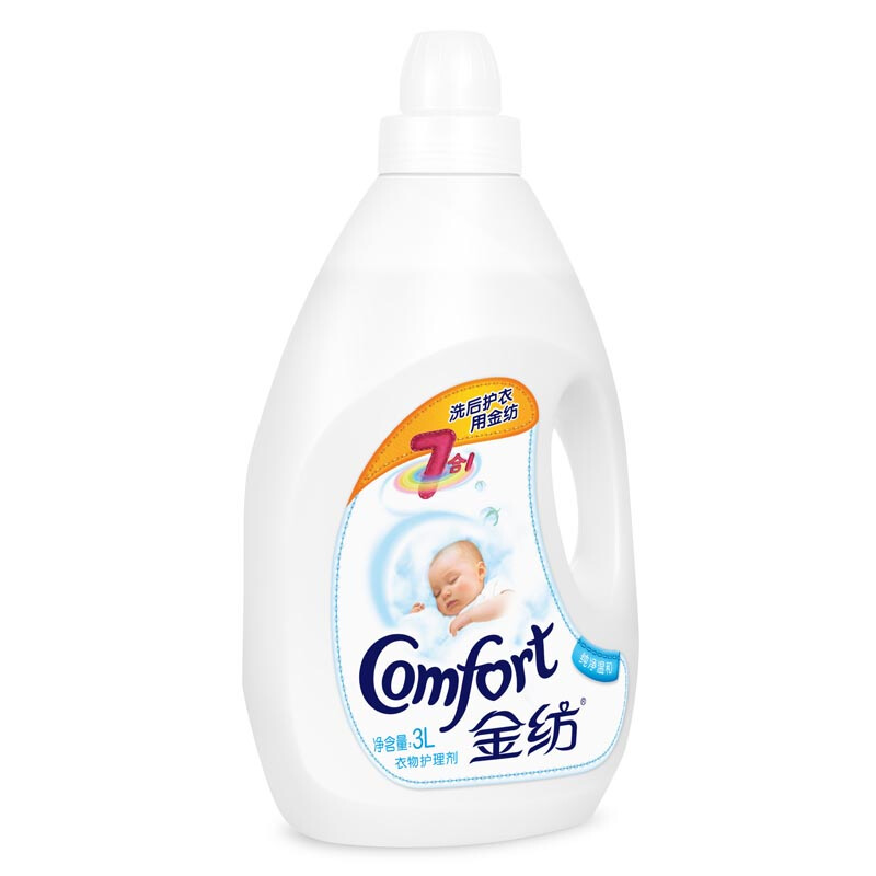 金紡（COMFORT） 衣物護(hù)理劑 柔順劑 純凈溫和3L_http://m.gzyiqian.cn/img/sp/400/ef22985c-3d95-41a2-86c2-07f531be6438.jpg
