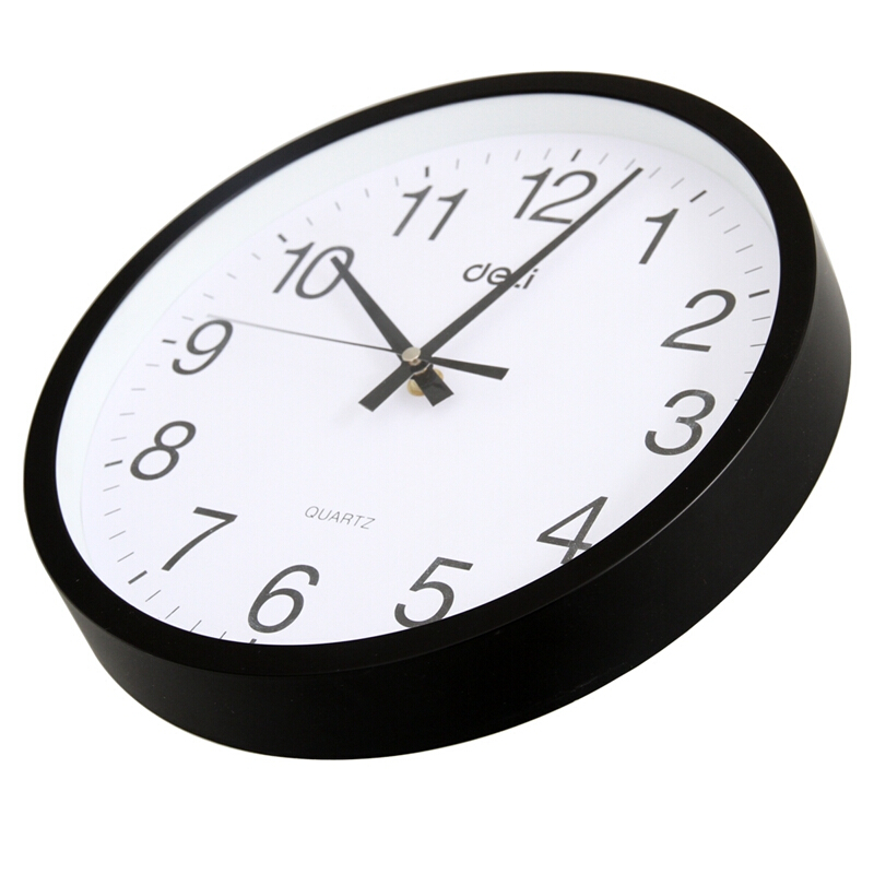 得力（deli） 9005 掛鐘 (只)30cm（12寸） (白色) _http://m.gzyiqian.cn/img/sp/419/999f21fa-345e-40af-8096-e27a7897fd7e.jpg