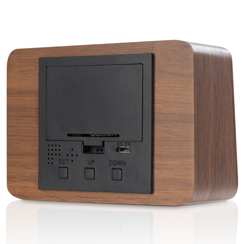 得力（deli） 8814 多功能電子鐘 100*42*70mm (棕色) _http://m.gzyiqian.cn/img/sp/419/9da70ad4-7ac0-48a6-88bb-e91ccfa98f5f.jpg