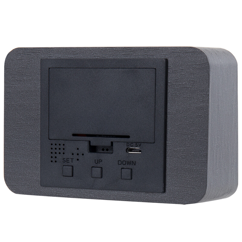 得力（deli） 8814 多功能電子鐘 100*42*70mm (黑色) _http://m.gzyiqian.cn/img/sp/419/af440890-e443-445f-a810-13ee6c15dd1d.jpg