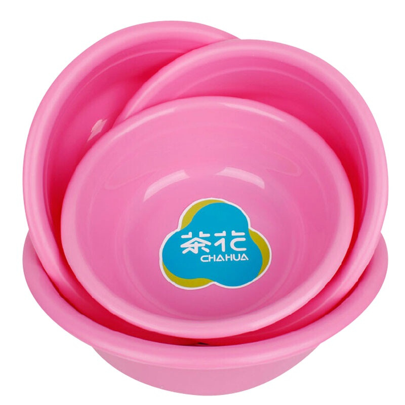 茶花（CHAHUA） 0506 洗臉盆30CM塑料盆子家務清潔洗菜盆_http://m.gzyiqian.cn/img/sp/431/101578e9-1e33-4256-a03c-fdbbe881b63d.jpg