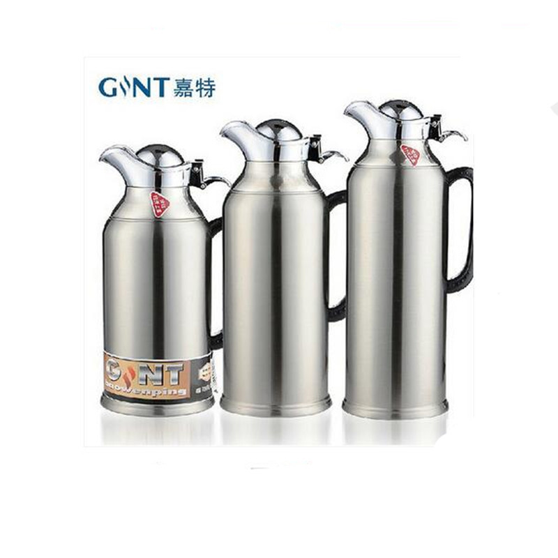 嘉特（GiNT） 3041-160 不銹鋼熱水瓶 鴨嘴保溫暖水壺 高硼玻璃內(nèi)膽家用 開(kāi)水保溫壺 