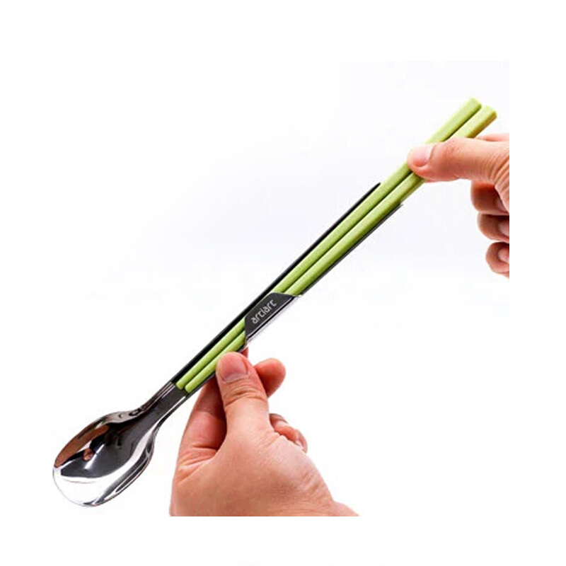 Artiart CARR072 創意餐具套裝/一勺一筷（綠色）_http://m.gzyiqian.cn/img/sp/437/928c4679-7c1f-455e-936a-07098ab68d63.jpg