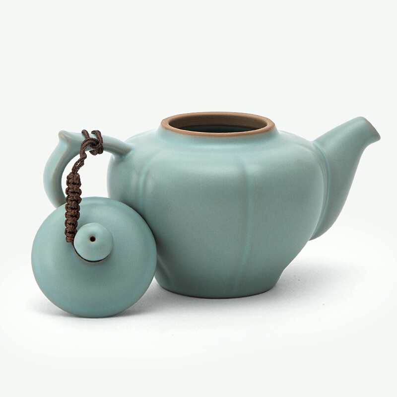 東道汝窯 功夫茶具套裝禮盒 中葵茶壺半組（天青色）_http://m.gzyiqian.cn/img/sp/437/f31c3819-37bc-4224-9074-c96b9d2961da.jpg