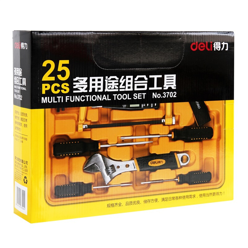 得力（deli） 3702 多功能組合工具箱/工具套裝 25件套_http://m.gzyiqian.cn/img/sp/451/02004cd0-6a54-4326-bee0-dc68aeeb7198.jpg