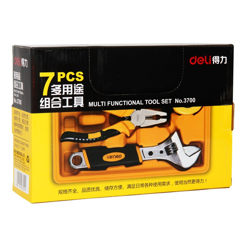 得力（deli） 3700 多功能組合家用工具箱/工具套裝 7件套_http://m.gzyiqian.cn/img/sp/451/613444ed-70ea-4385-a762-bbf3e5ebff5d.jpg