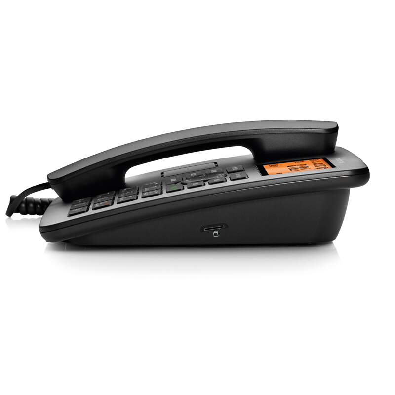 摩托羅拉（Motorola） CT111C 智能自動/手動插卡錄音電話機座機商務(wù)客服電話呼叫中心家用辦公固定座機 （黑色）_http://m.gzyiqian.cn/img/sp/766/622c1bd9-1290-4ee7-90f1-7838330dc49a.jpg