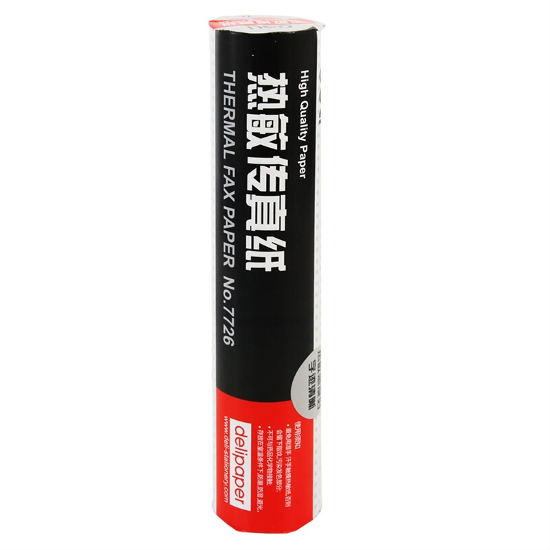 得力（deli） 7726 熱敏傳真紙(白)210mm*18.2m(卷)24卷裝_http://m.gzyiqian.cn/img/sp/82/228561dc-88c4-49ef-8ae6-4335443b3dfc.jpg