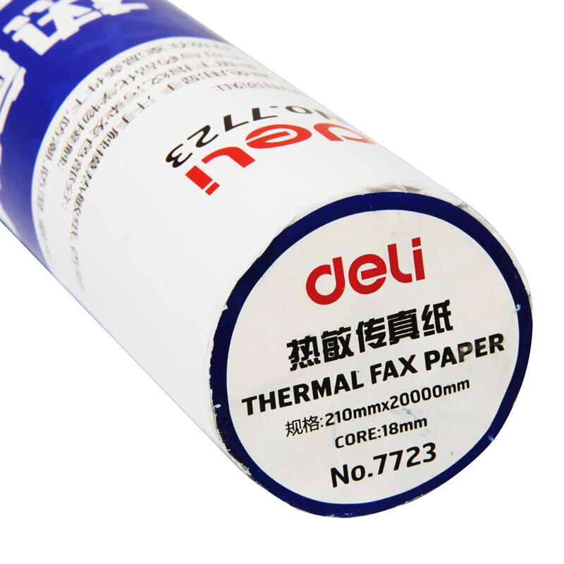 得力（deli） 7723 熱敏傳真紙(白)210mm*19m(卷)24卷裝_http://m.gzyiqian.cn/img/sp/82/6ba0c770-f3d6-4c76-8080-67ca24a9d647.jpg