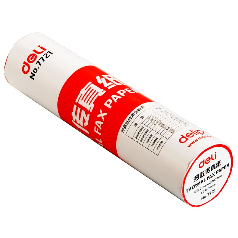 得力（deli） 7721 熱敏傳真紙(白)210mm*29m(卷)12卷裝_http://m.gzyiqian.cn/img/sp/82/f52fb53d-0b8c-4a3f-a6b8-62382e4bd27a.jpg