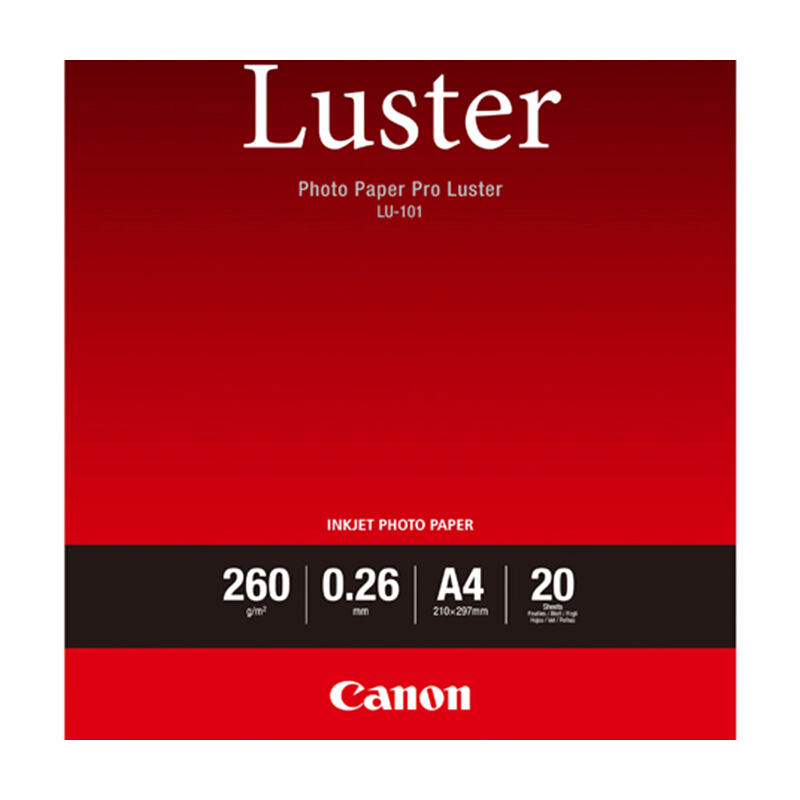佳能（Canon） LU-101 專業絨面照片紙/相片紙 (A4/20張) _http://m.gzyiqian.cn/img/sp/83/9d11b1c2-2b47-4d23-98a3-b75945c48a3f.jpg