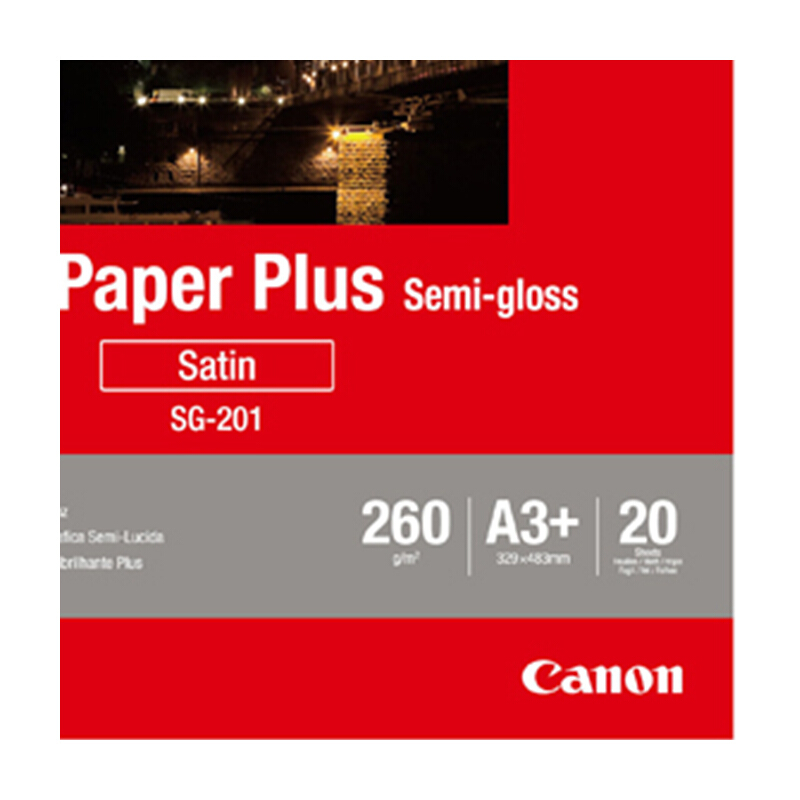 佳能（Canon） SG-201 亞高光澤照片紙 (A3+/20張) _http://m.gzyiqian.cn/img/sp/83/9d29992b-dc18-44db-96eb-2bdf924941bb.jpg