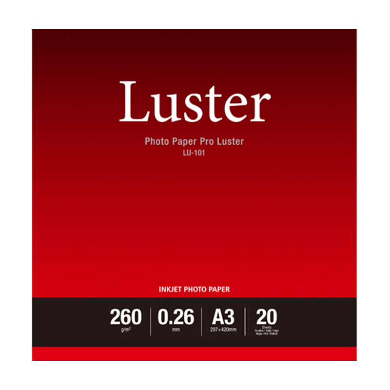 佳能（Canon） LU-101 專業絨面照片紙/相片紙 (A3/20張) _http://m.gzyiqian.cn/img/sp/83/a71e3ad9-0624-4f0c-aae3-1d6edc056f14.jpg