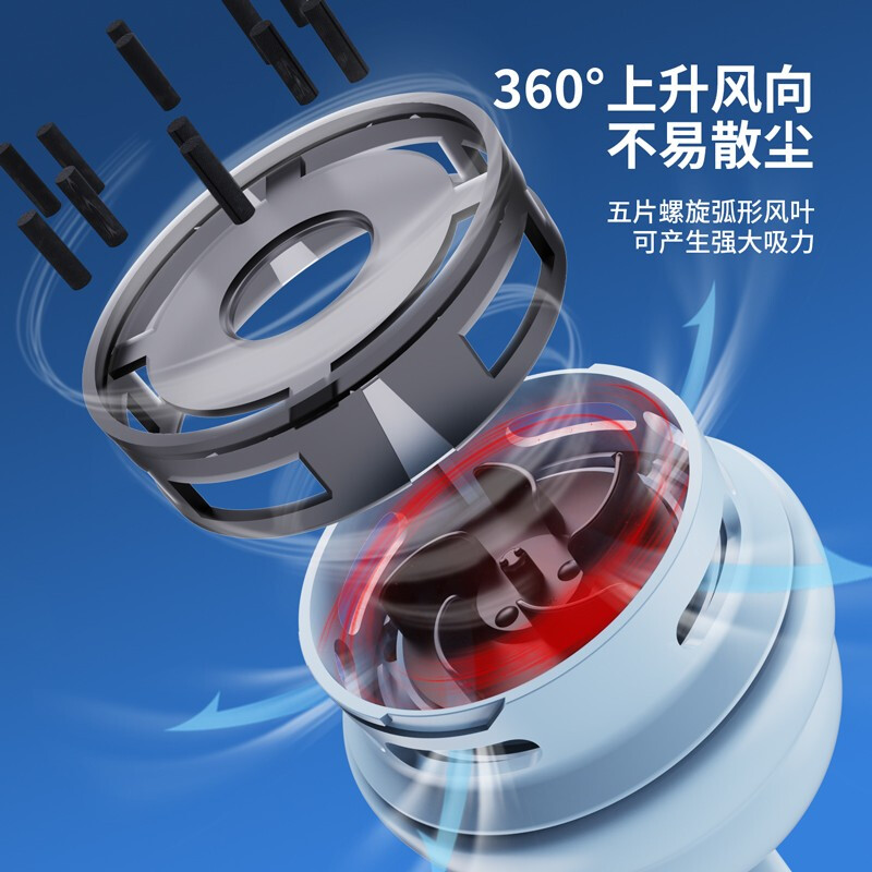 得力 桌面吸塵器電動橡皮擦屑清潔器 淺藍/手提充電款18890_http://m.gzyiqian.cn/newimg/C202207/1657617921491.jpg
