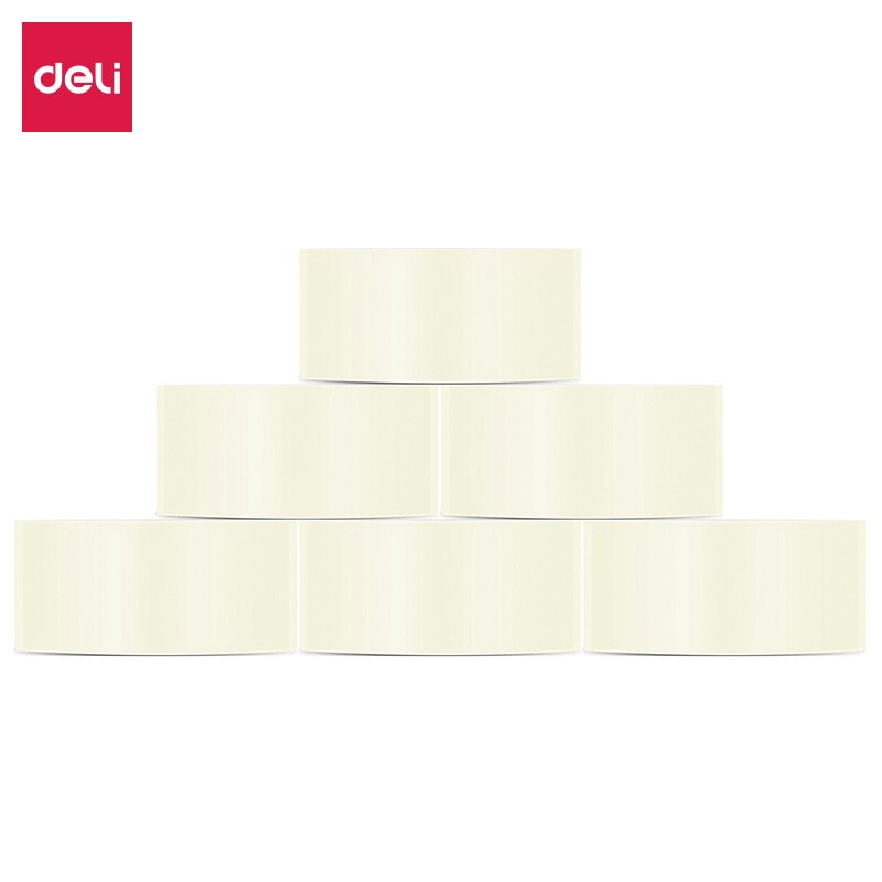 得力（deli） 30911 透明封箱膠帶 48mm*60y 6卷/桶_http://m.gzyiqian.cn/newimg/C202207/1658393506376.jpg